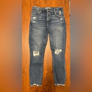 Abercrombie & Fitch Super Skinny Ankle High Rise